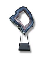 Topstuk - Agaat Amethist ring - op standaard - 10.2kg, Ophalen of Verzenden, Mineraal