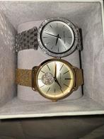Michael Kors Horloges - Goud & Zilver, Sieraden, Tassen en Uiterlijk, Overige merken, Staal, Polshorloge, Ophalen of Verzenden
