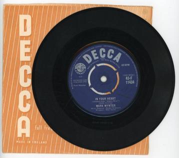 Single van Mark Wynter uit 1962  beschikbaar voor biedingen