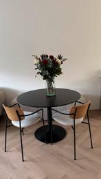 ZGAN 2 x eetkamerstoelen Kave Home eiken & metaal, Ophalen, Bruin, Zo goed als nieuw, Vier