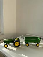 John Deere Tractor met aanhanger, Hobby en Vrije tijd, Modelauto's | Overige schalen, Ophalen of Verzenden, Gebruikt, Tractor of Landbouw