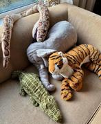 IKEA Knuffels: Slang & Krokodil, Kinderen en Baby's, Speelgoed | Knuffels en Pluche, Ophalen of Verzenden, Zo goed als nieuw, Overige typen