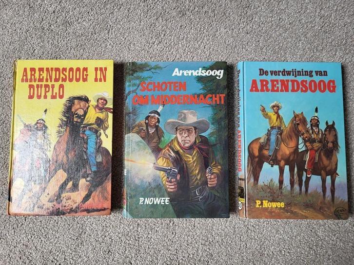 Arendsoog / Duplo - 3 oude westerns in goede staat, Boeken, Kinderboeken | Jeugd | 13 jaar en ouder, Gelezen, Fictie, Ophalen of Verzenden