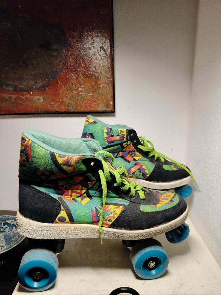 2870 Vintage 80s Rollerskates - Maat 41, Kinderen en Baby's, Speelgoed | Buiten | Rolschaatsen, Gebruikt, Dames, Heren, Ophalen of Verzenden