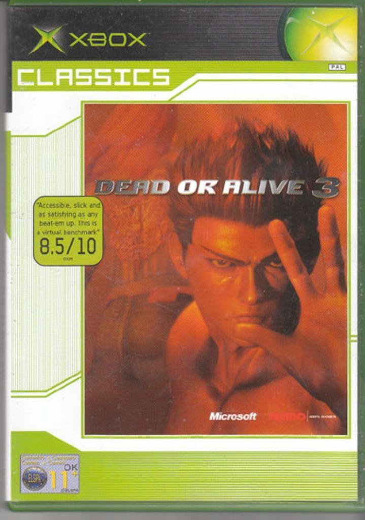 Xbox game: Dead or alive 3 [1814]  [SpGaXb], Spelcomputers en Games, Games | Xbox Original, Gebruikt, Vechten, 2 spelers, Vanaf 16 jaar