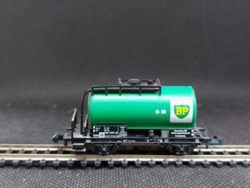 Minitrix 13544 - 2-assige ketelwagen 'BP' (14453) beschikbaar voor biedingen