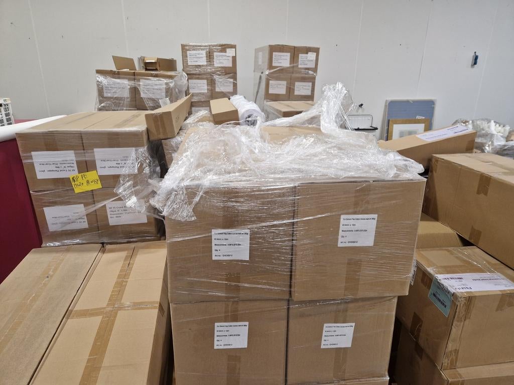 partij fotopapier grote rollen zie omschrijving, Zakelijke goederen, Overige Zakelijke goederen, Ophalen of Verzenden