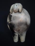 BEELD <> Old Look stenen SCHAAP <> RAKU Keramiek <> 25 cm h., Antiek en Kunst, Kunst | Beelden en Houtsnijwerken, Ophalen of Verzenden