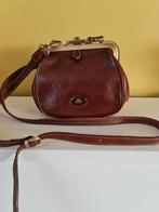 Vintage The Bridge leren tasje met portemonnee, Ophalen of Verzenden, Gebruikt, Bruin, Schoudertasje