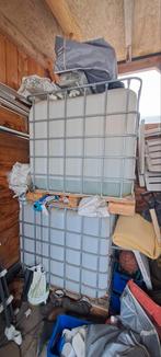 IBC container 2 stuks, gebruikt als regenton, Tuin en Terras, 150 liter of meer, Ophalen, Zo goed als nieuw