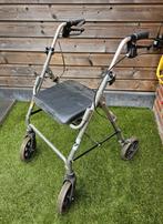 Rollator Elephantje, grijs, inklapbaar, stokhouder (4), Ophalen, Opvouwbaar, Gebruikt