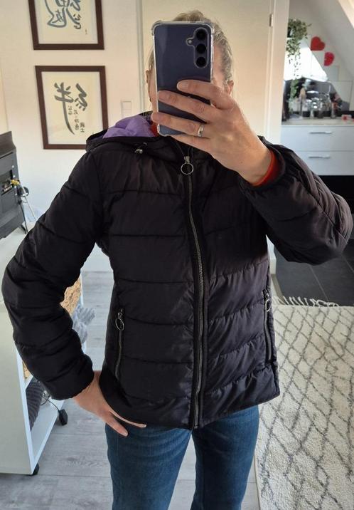 Donkerblauwe gewatteerde jas van Esprit | Maat L | Als nieuw, Kleding | Dames, Jassen | Winter, Zo goed als nieuw, Maat 38/40 (M)