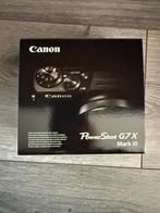 Canon powershot camera g7x mark III Nieuw met accessoires, Canon, Compact, Nieuw, 4 t/m 7 keer