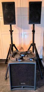 ✅ Actief 2.1 pa systeem JB systems CPX15A CPX8, Audio, Tv en Foto, Luidsprekers, Overige merken, Gebruikt, Info@verbuntaudio.nl