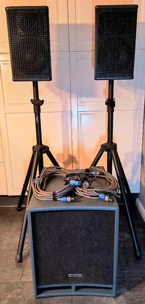 ✅ Actief 2.1 pa systeem JB systems CPX15A CPX8, Audio, Tv en Foto, Luidsprekers, Gebruikt, Overige typen, 120 watt of meer, Overige merken
