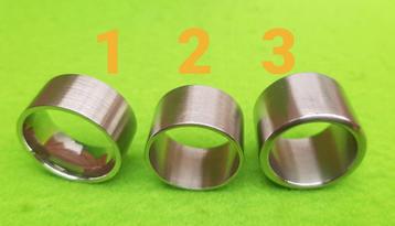 Edelstalen Unisex Ringen -> RVS -> stoer / modern / staal beschikbaar voor biedingen