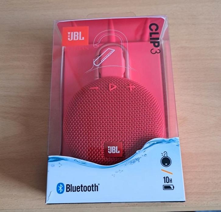 JBL Clip 3 Rood - Nieuw in Verpakking!, Audio, Tv en Foto, Luidsprekers, Nieuw, Overige typen, JBL, Ophalen of Verzenden