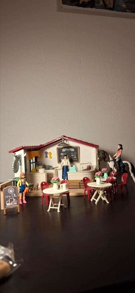 Shleich cafe, Verzamelen, Speelgoed, Zo goed als nieuw, Ophalen of Verzenden