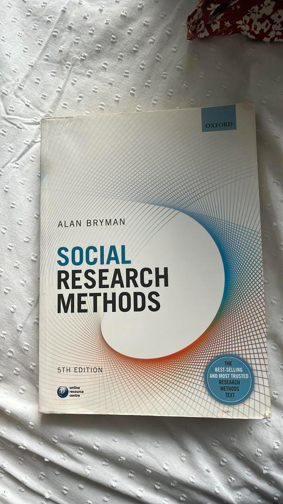 Social research methods, Boeken, Studieboeken en Cursussen, Zo goed als nieuw, WO, Ophalen of Verzenden