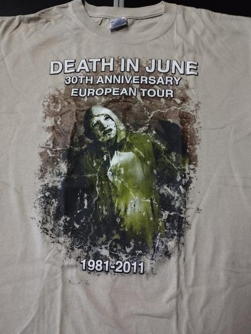 metal shirt: Death in June- 2011 tour shirt*NEW*....wk12, Kleding | Heren, T-shirts, Nieuw, Maat 52/54 (L), Verzenden