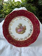Bavaria sierbord 22k goud – vintage porselein 19 cm, Ophalen of Verzenden