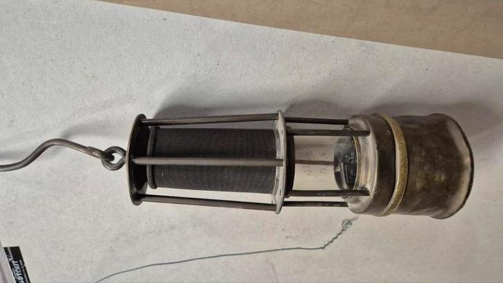 oude mijnwerkers lamp, Antiek en Kunst, Antiek | Lampen, Ophalen of Verzenden