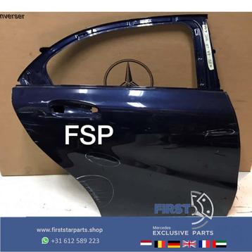 Deur rechts achter Mercedes A Klasse blauw kaal portier 2015 beschikbaar voor biedingen