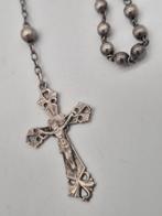 Antieke Zilveren Rozenkrans, Antiek en Kunst, Antiek | Religie, Ophalen of Verzenden