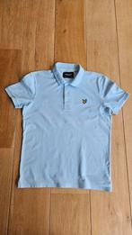 ZGAN Lyle & Scott Polo Maat M Lichtblauw, Ophalen of Verzenden, Zo goed als nieuw, Lyle & Scott, Maat 48/50 (M)