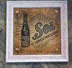 Sol Cerveza bier reclamebord, Ophalen of Verzenden, Nieuw, Reclamebord, Plaat of Schild, Overige merken