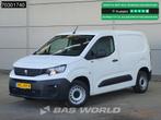 Peugeot Partner 110PK Emissievrij Benzine L1H1 Navi Airco Cr, Auto's, Bestelauto's, Stof, Gebruikt, 1199 cc, Wit