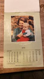 Kalender 1972 koninklijk huis Willem-Alexander, Verzamelen, Koninklijk Huis en Royalty, Ophalen of Verzenden, Kaart, Foto of Prent