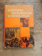 Vintage Elsevier Historische Schoolatlas 1964, Ophalen of Verzenden, 1800 tot 2000, Wereld