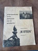 Parkboekje de Efteling met plattegrond zeer zeldzaam, Ophalen of Verzenden, Zo goed als nieuw, Beeldje of Poppetje