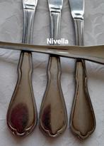 Bestek Nivella bewerkte brede handvatten, Ophalen of Verzenden, Rvs of Chroom