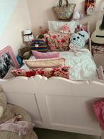 Houten klassiek bed, Ophalen, Zo goed als nieuw, 180 cm of meer, 85 tot 100 cm