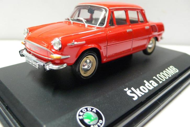 skoda 1000mb  1965- abrex  1/43-, Hobby en Vrije tijd, Modelauto's | 1:43, Nieuw, Auto, Overige merken, Verzenden