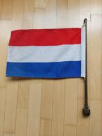 Koper demontabel vlaggenmast 54 cm + ned vlag, Watersport en Boten, Ophalen of Verzenden, Zo goed als nieuw, Lijn of Blok