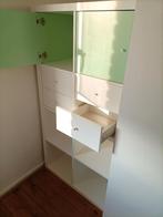 Kallax kast met buroblad, Huis en Inrichting, Kasten | Wandmeubels, Ophalen, Gebruikt, 100 tot 150 cm, Minder dan 150 cm