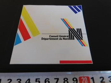 sticker Conseil Général Département du Nord  DK1269  beschikbaar voor biedingen