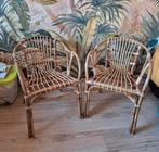Twee leuke rotan rattan stoelen, Ophalen, Zo goed als nieuw, Bruin, Twee