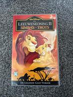 De Leeuwenkoning II: Simba's Trots - VHS, Alle leeftijden, Ophalen of Verzenden, Gebruikt, Actie en Avontuur