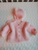 Jasje met mutsje (roze), Ophalen of Verzenden, Gebruikt, Meisje, Jasje