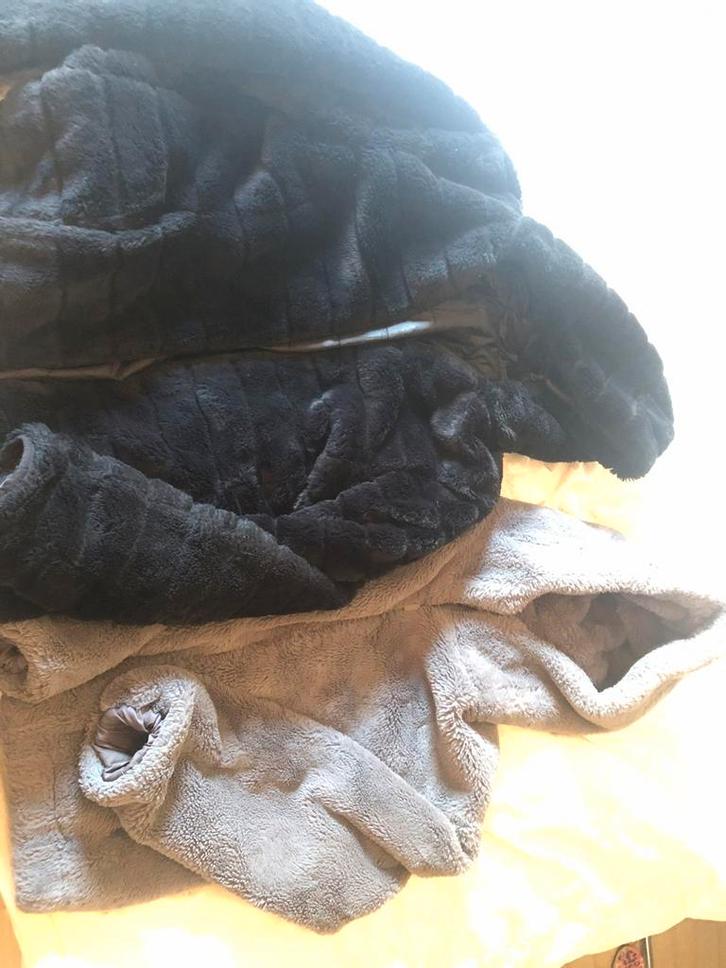 2 mooie zachte teddy jassen maat S, Kleding | Dames, Jassen | Winter, Gedragen, Maat 36 (S), Grijs, Ophalen of Verzenden