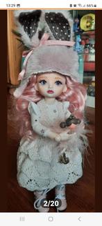 Rare ! 32 cm bjd monst doll, ooak gecustumized, fullset +++., Ophalen of Verzenden, Nieuw, Pop