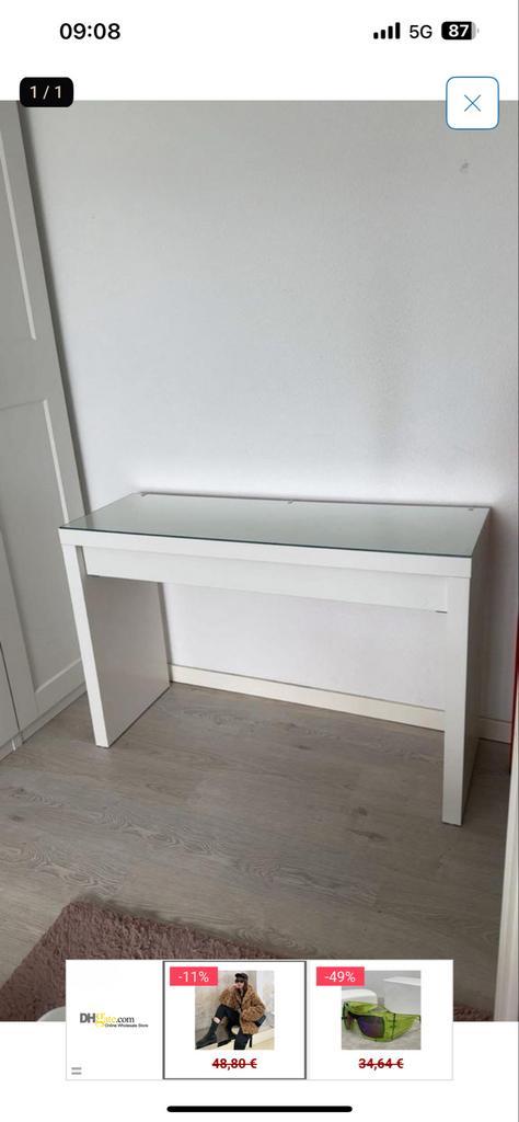 2x MALM Kaptafel met Gebruiksschade - Ophalen!, Huis en Inrichting, Tafels | Kaptafels, Gebruikt, Ophalen