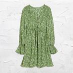 Nieuw! Babydoll jurk met bloemenprint Maat 36, Ophalen of Verzenden, Zo goed als nieuw, Maat 36 (S), Groen