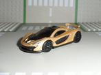 Hot Wheels - McLaren P1 (goud) 1:64, Ophalen of Verzenden, Nieuw, Auto