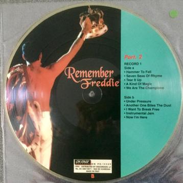 Queen ‎picture Remember Freddie Part. 2 beschikbaar voor biedingen