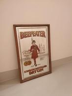 Vintage Beefeater barspiegel, Antiek en Kunst, Ophalen of Verzenden, Minder dan 50 cm, Minder dan 100 cm